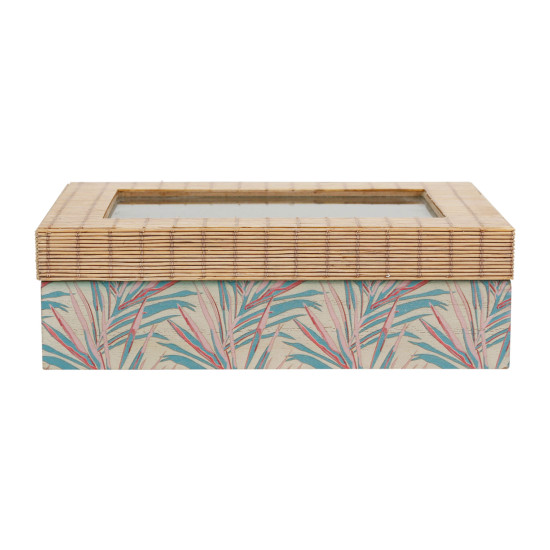 Boite a the 6c tropic'art multicolore 23x16 de Jardinerie Bordeaux Libourne Gironde dans Coups de coeur