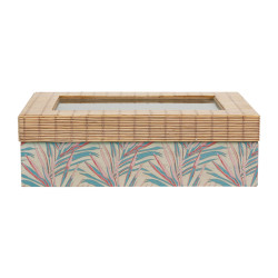 Boite a the 6c tropic'art multicolore 23x16 de Jardinerie Bordeaux Libourne Gironde dans Coups de coeur