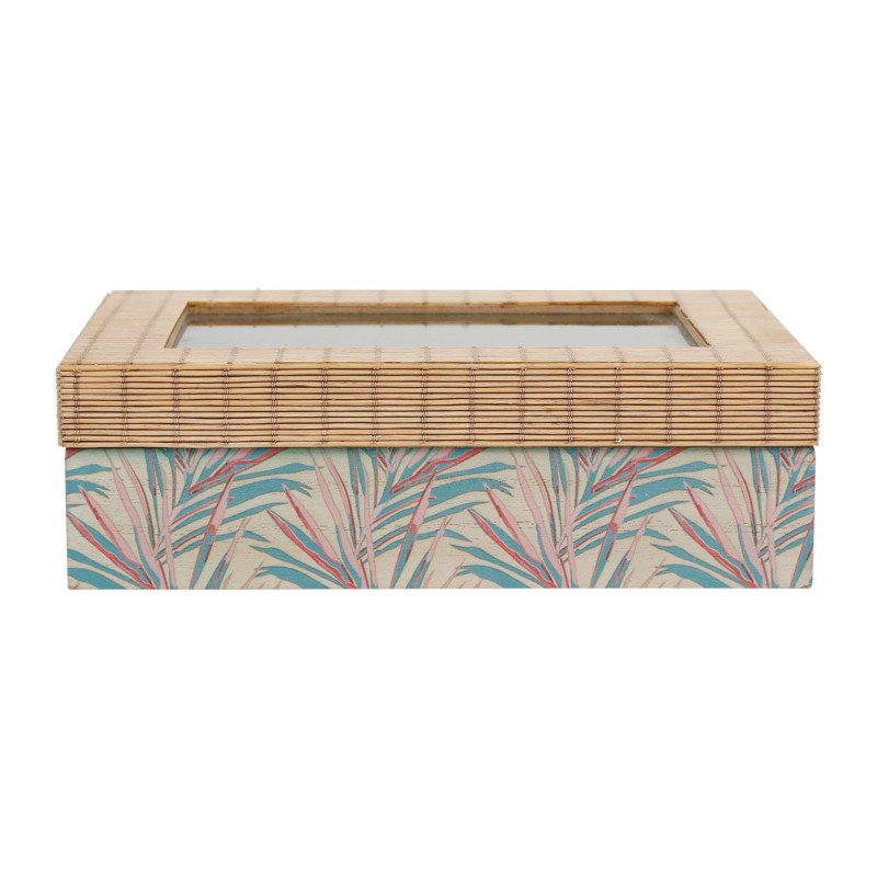 Boite a the 6c tropic'art multicolore 23x16 de Jardinerie Bordeaux Libourne Gironde dans Coups de coeur