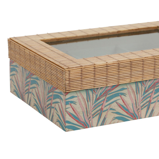 Boite a the 6c tropic'art multicolore 23x16 de Jardinerie Bordeaux Libourne Gironde dans Coups de coeur