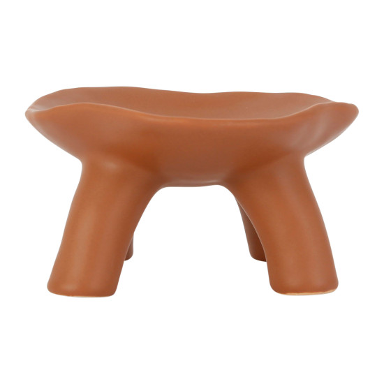 Plateau s/pied face terracotta 20xh10 de Jardinerie Bordeaux Libourne Gironde dans Plat, plateau et dessous de plat