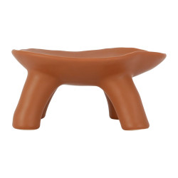 Plateau s/pied face terracotta 20xh10 de Jardinerie Bordeaux Libourne Gironde dans Plat, plateau et dessous de plat