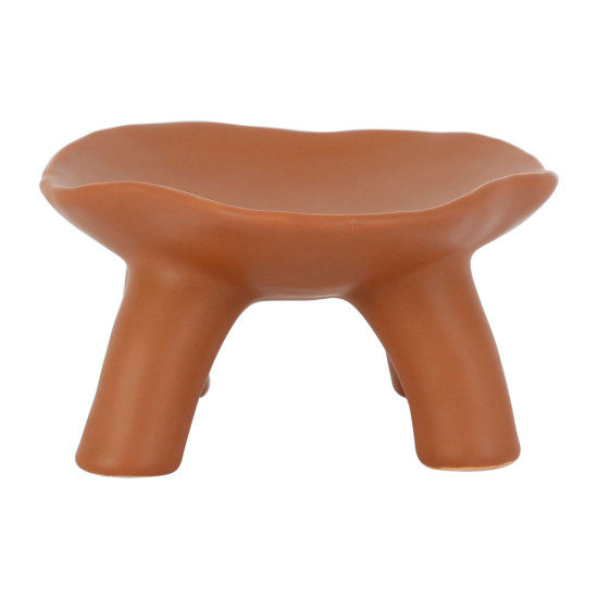 Plateau s/pied face terracotta 20xh10 de Jardinerie Bordeaux Libourne Gironde dans Plat, plateau et dessous de plat