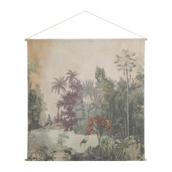Toile tropical multicolore 145x145 de Jardinerie Bordeaux Libourne Gironde dans Peintures - Cadres -Toiles - Tableaux