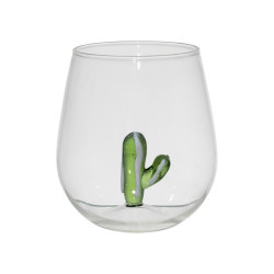 Gobelet cactus colorea vert/blanc 38cl de Jardinerie Bordeaux Libourne Gironde dans Verre