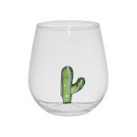 Gobelet cactus colorea vert/blanc 38cl de Jardinerie Bordeaux Libourne Gironde dans Verre