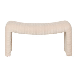 Banc minimal ecru 97.5x41xh50 de Jardinerie Bordeaux Libourne Gironde dans Chaise, fauteuil et pouf