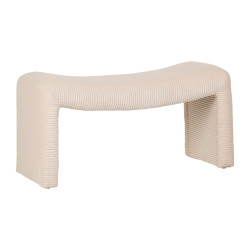 Banc minimal ecru 97.5x41xh50 de Jardinerie Bordeaux Libourne Gironde dans Chaise, fauteuil et pouf