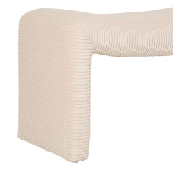 Banc minimal ecru 97.5x41xh50 de Jardinerie Bordeaux Libourne Gironde dans Chaise, fauteuil et pouf