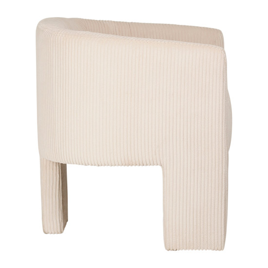 Fauteuil minimal ecru 66x62 h71 de Jardinerie Bordeaux Libourne Gironde dans Chaise, fauteuil et pouf