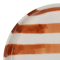 Plat rond artist terracotta d14.5xm de Jardinerie Bordeaux Libourne Gironde dans Plat, plateau et dessous de plat