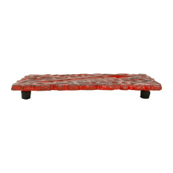 Dessous plat noel rouge 18x18 de Jardinerie Bordeaux Libourne Gironde dans Plat, plateau et dessous de plat
