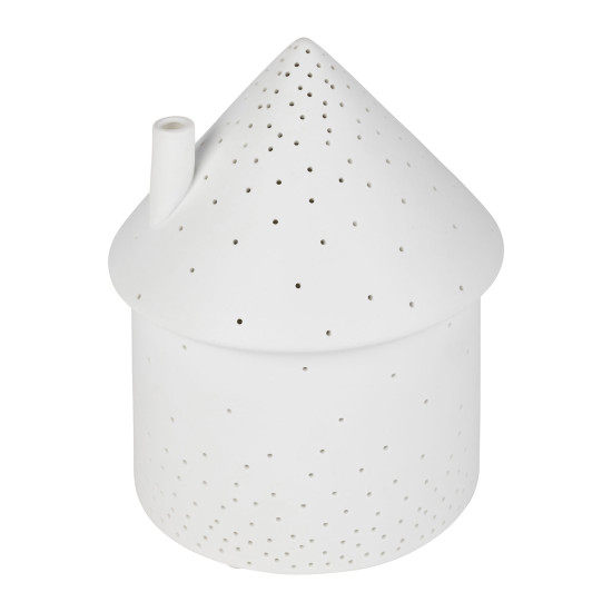 /Lampe led maison blanc d13 h17cm de Jardinerie Bordeaux Libourne Gironde dans Eclairages - Luminaires - Lampes