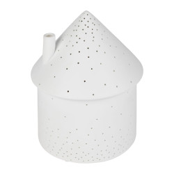 /Lampe led maison blanc d13 h17cm de Jardinerie Bordeaux Libourne Gironde dans Eclairages - Luminaires - Lampes