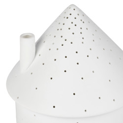 /Lampe led maison blanc d13 h17cm de Jardinerie Bordeaux Libourne Gironde dans Eclairages - Luminaires - Lampes