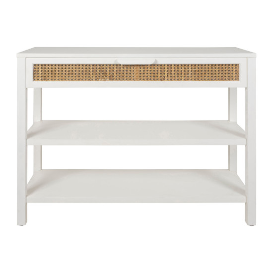 Console adela blanc 100x35 h80 de Jardinerie Bordeaux Libourne Gironde dans Chiffonniers - Commodes - étagères