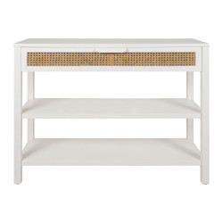 Console adela blanc 100x35 h80 de Jardinerie Bordeaux Libourne Gironde dans Chiffonniers - Commodes - étagères
