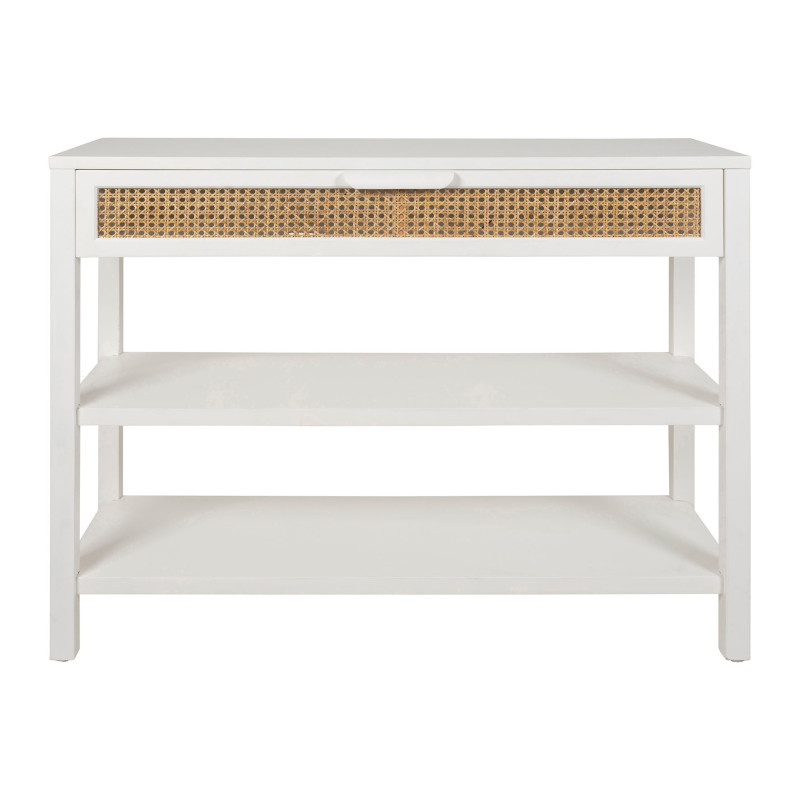 Console adela blanc 100x35 h80 de Jardinerie Bordeaux Libourne Gironde dans Chiffonniers - Commodes - étagères
