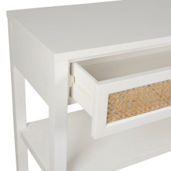 Console adela blanc 100x35 h80 de Jardinerie Bordeaux Libourne Gironde dans Chiffonniers - Commodes - étagères