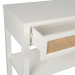Console adela blanc 100x35 h80 de Jardinerie Bordeaux Libourne Gironde dans Chiffonniers - Commodes - étagères