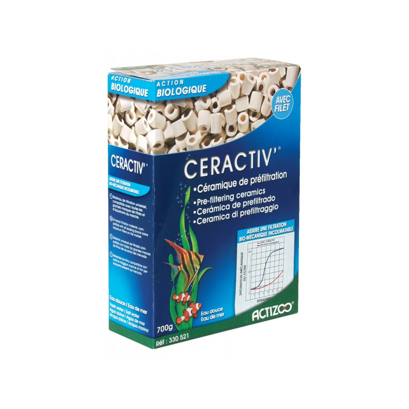 CERACTIV' 1L/700G de Zolux - Produit pour animaux dans Produits de filtration d'aquarium