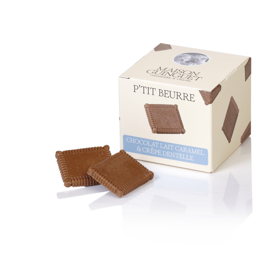 PTIT BEURRE LAIT CARAMEL CREPE DENTELLE 120G de 🍫 Maison Guinguet - le Chocolat dans 🍫 Chocolats