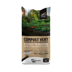 Compost vert bacteriosol 20 kg - pour 20 à 40 m² de SOBAC - Bacteriosol - engrais bio dans Amendement de fond