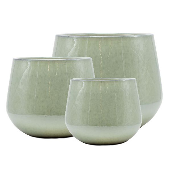 Pot 41x33cm ceramique emaille vert syene de Poterie d'Albi - Poterie de qualité à Bordeaux dans Les Poteries d'Albi