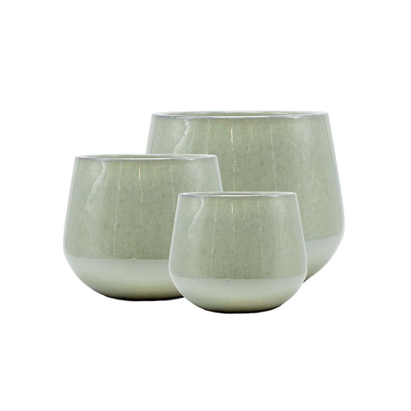 Pot 41x33cm ceramique emaille vert syene de Poterie d'Albi - Poterie de qualité à Bordeaux dans Les Poteries d'Albi