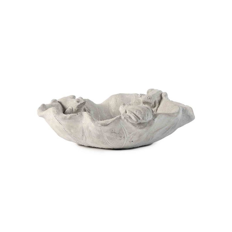 Mangeoire oiseaux 21.5x21.5x6cm ciment gris de Pot et Deco - poterie céramique de qualité dans Nichoirs, Mangeoires et access...