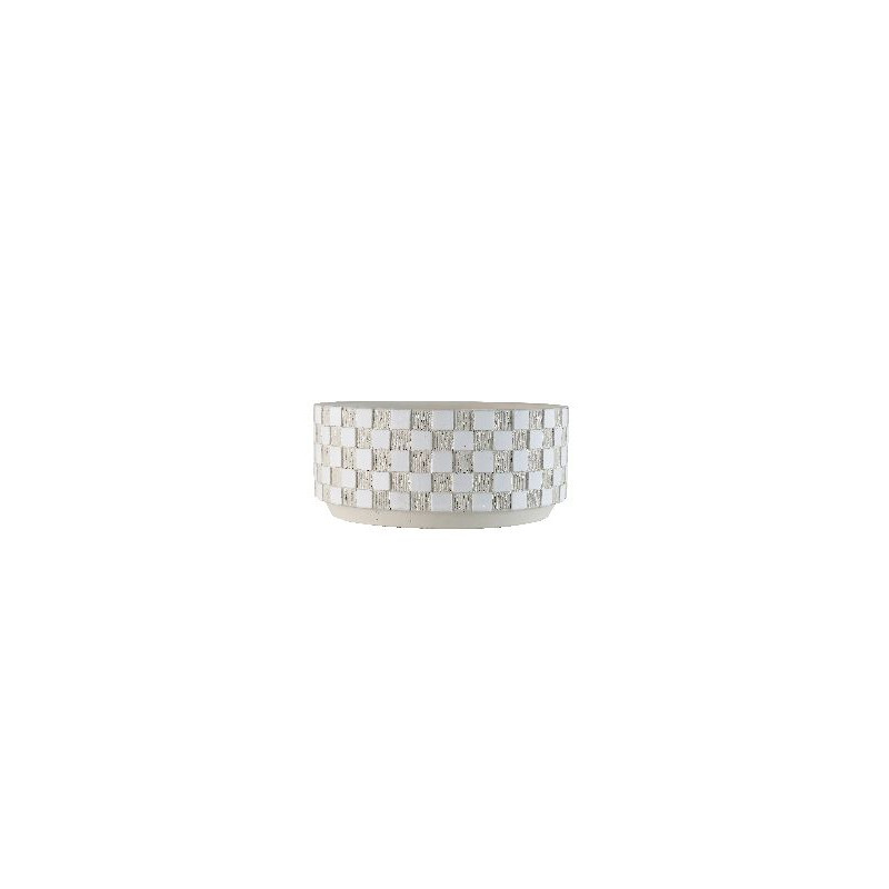 Coupe d20 h9cm ciment blanc/beige roma de Poterie d'Albi - Poterie de qualité à Bordeaux dans Les Poteries d'Albi