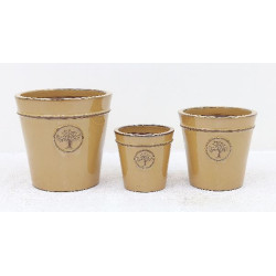 Pot d27 h25cm ceramique miel fisola de Poterie d'Albi - Poterie de qualité à Bordeaux dans Les Poteries d'Albi