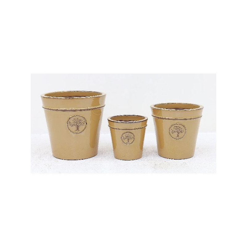 Pot d27 h25cm ceramique miel fisola de Poterie d'Albi - Poterie de qualité à Bordeaux dans Les Poteries d'Albi