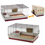 Cage lapin krolik 140 plus de Ferplast - cage pour oiseaux et rongeurs dans Cages pour rongeurs