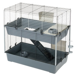 Cage rabbit 100 double de Ferplast - cage pour oiseaux et rongeurs dans Cages pour rongeurs