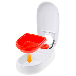 Distributeur de nourriture ouverture automatique de Ferplast - cage pour oiseaux et rongeurs dans Gamelles, distributeurs et ...