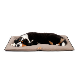 Jolly 110 microfleece taupe tapis plat de Ferplast - cage pour oiseaux et rongeurs dans Paniere et coussin pour chiens