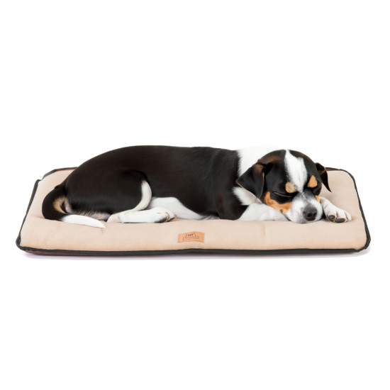 Jolly 65 microfleece beige tapis plat de Ferplast - cage pour oiseaux et rongeurs dans Paniere et coussin pour chiens