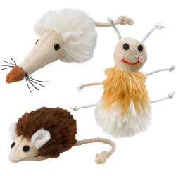 Jouets chat peluche divers pa 5026 - de Ferplast - cage pour oiseaux et rongeurs dans Jouets pour chats