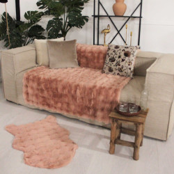 Plaid bubble 130x170 poudre de Jardinerie Bordeaux Libourne Gironde dans Coussins et couverture