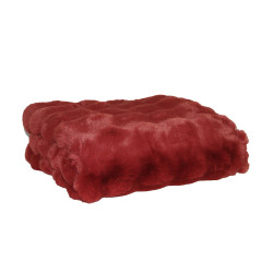 Plaid bubble 130x170 brique de Jardinerie Bordeaux Libourne Gironde dans Coussins et couverture