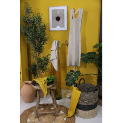 Tablier japonais lino 170 natural de Jardinerie Bordeaux Libourne Gironde dans 🎁 Idées cadeaux