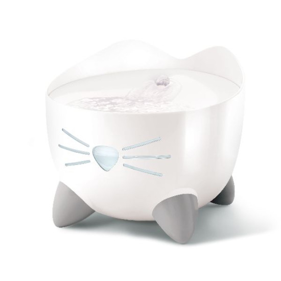 Fontaine pour chat pixi 20x20x17cm blanc de Laroy - aliments et d'accessoires pour animaux de compagnie dans Gamelles, distri...