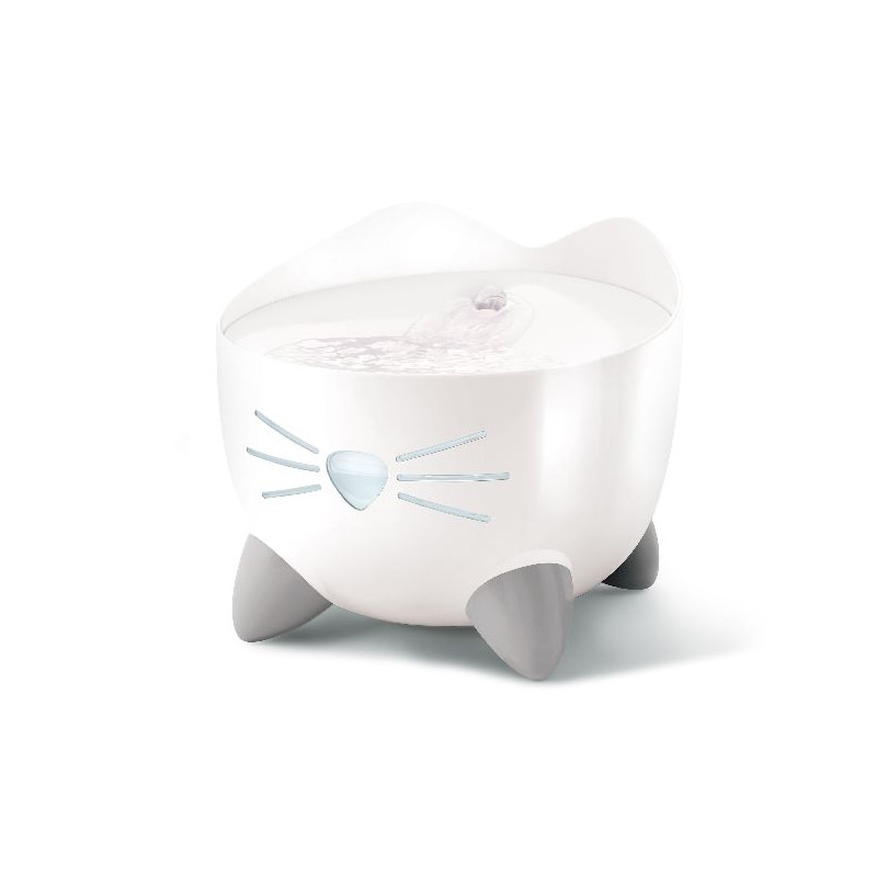 Fontaine pour chat pixi 20x20x17cm blanc de Laroy - aliments et d'accessoires pour animaux de compagnie dans Gamelles, distri...