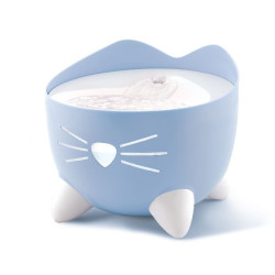 Fontaine pour chat pixi 20x20x17cm bleu de Laroy - aliments et d'accessoires pour animaux de compagnie dans Gamelles, distrib...