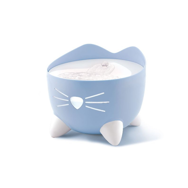 Fontaine pour chat pixi 20x20x17cm bleu de Laroy - aliments et d'accessoires pour animaux de compagnie dans Gamelles, distrib...