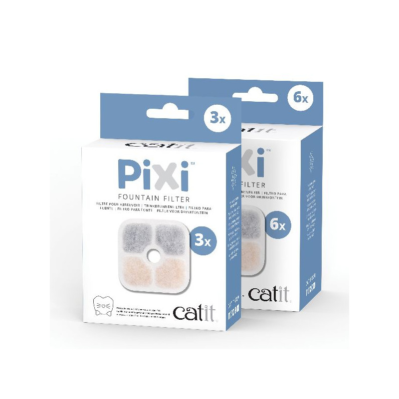 Filtre pour fontaine pour chat pixi - 3 pièces de Laroy - aliments et d'accessoires pour animaux de compagnie dans Gamelles, ...
