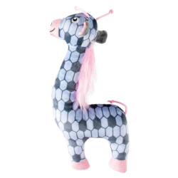 Peluche girafe retro 32x14x5cm bleu de Laroy - aliments et d'accessoires pour animaux de compagnie dans Jouets pour chiens