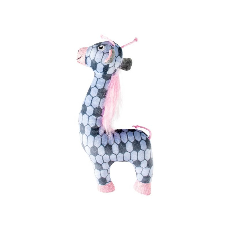 Peluche girafe retro 32x14x5cm bleu de Laroy - aliments et d'accessoires pour animaux de compagnie dans Jouets pour chiens