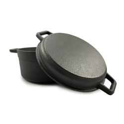 Faitout en fonte pour kamado grill guru m de Grill Guru, les kamados dans Accessoires pour barbecue